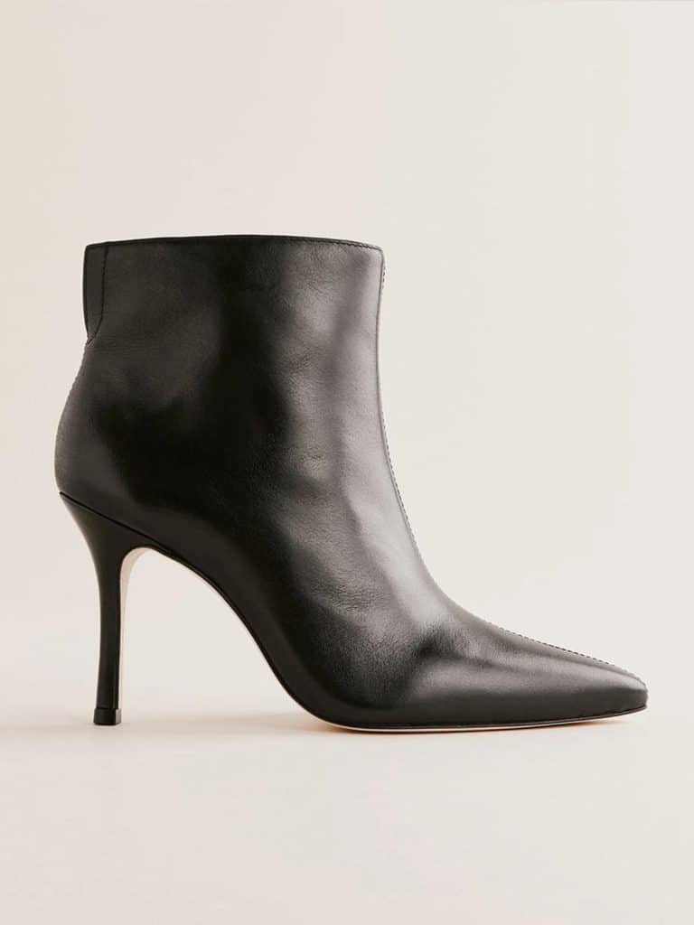 reformation camille rowe
black ankle boot