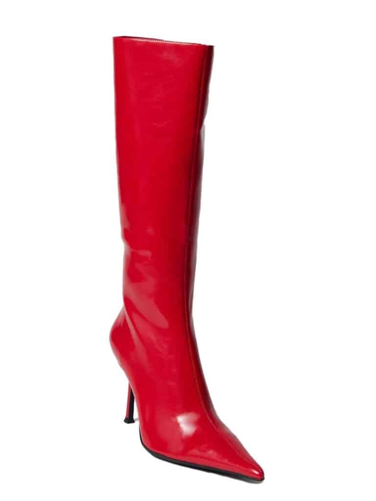 red pointy boots
red fashion trends fall
