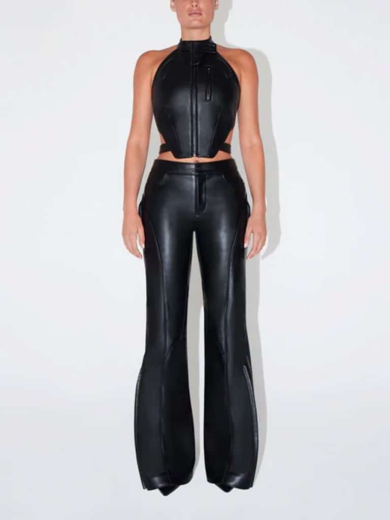 leather pants khy kylie jenner faux